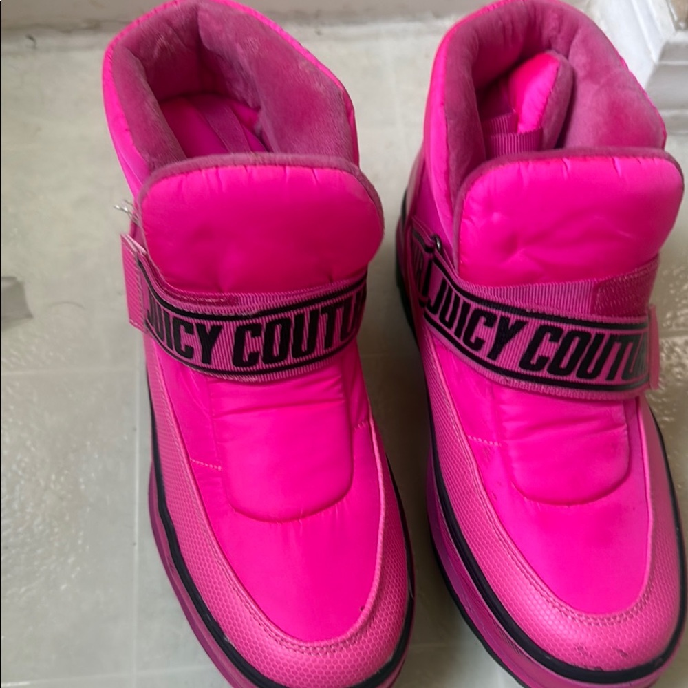 Beautiful pink and black shoes